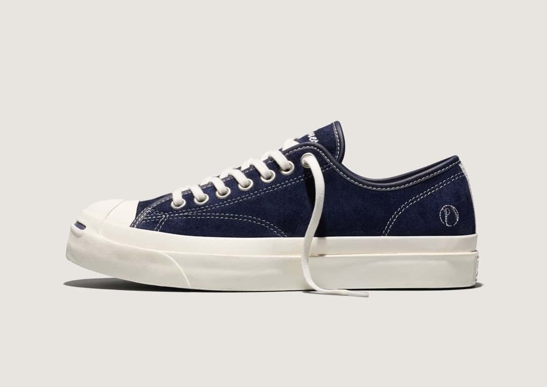 Palmes x Converse Jack Purcell PDM Parisian Night en gamuza azul marino