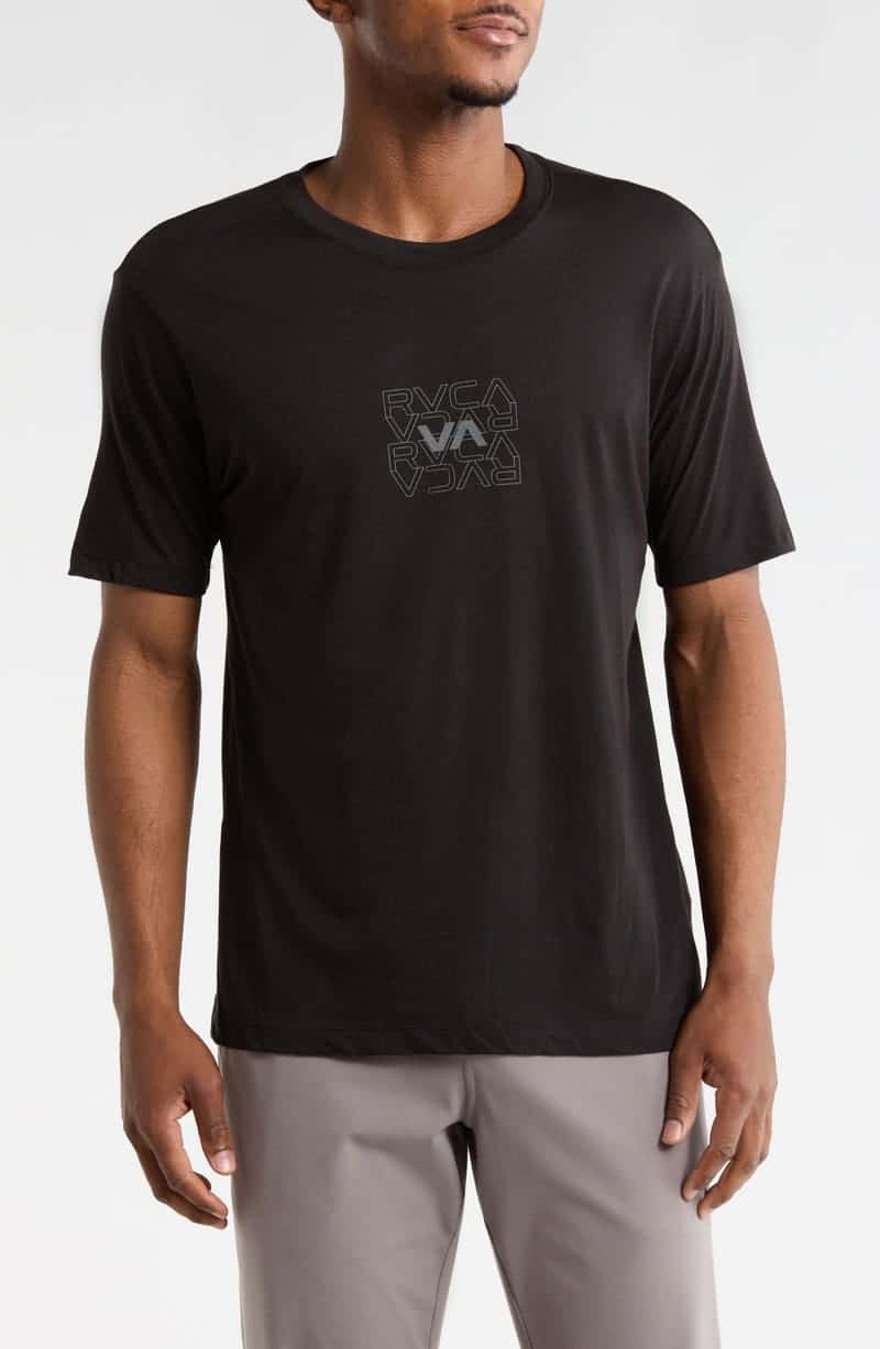 RVCA Pin Flip Logo Sport T-Shirt