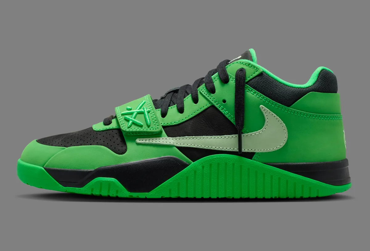 Detalle del logo Cactus Jack en el talón